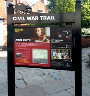 Multiguard® interpretive panel, with “trigger” image for Augmented Reality