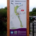 Tapton Lock Visitor Centre - Derbyshire. double sided, 3 meter high