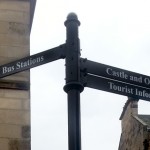 Stirling Council - Steel fingerpost