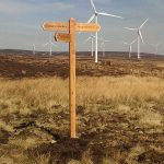 Oak fingerpost - The Borders - Scotland