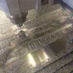 CNC Router - making directional fingers in Aluminium for fingerposts