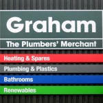 Border Signs & Graphics reffitted all the signage at 15 branches in Scotland of Graham the Plumbers Merchant